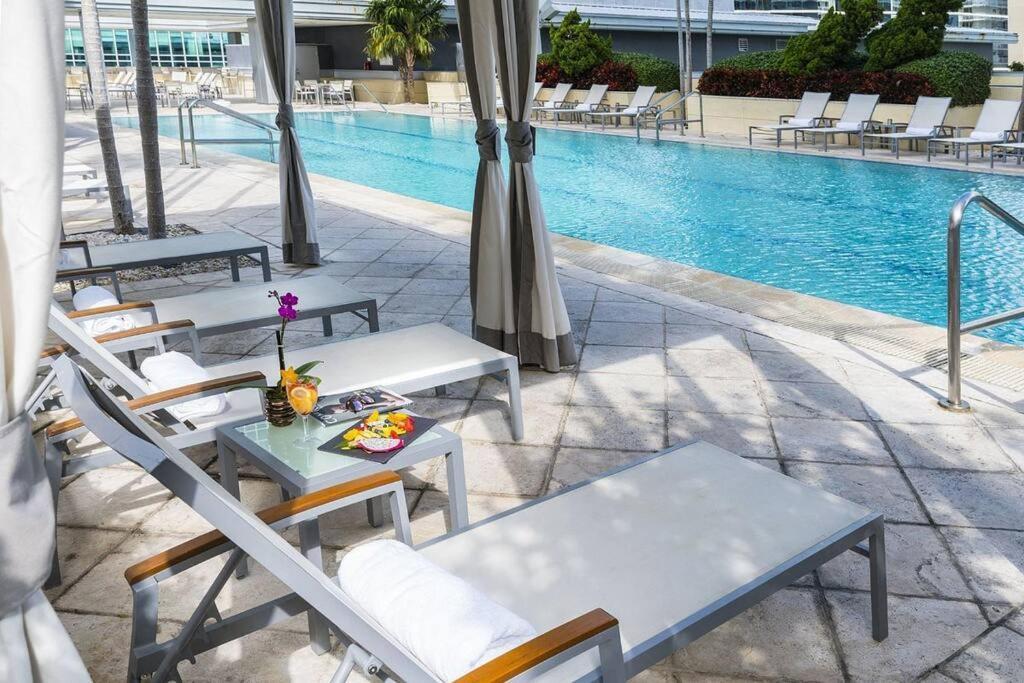 Brickell Apt Free Parking 4 People Pool Ocean View Miami Esterno foto